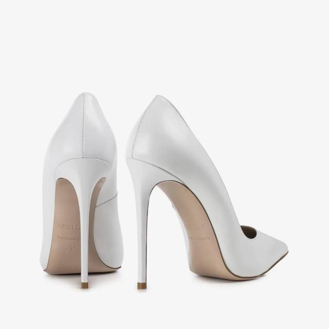 Le Silla Décolleté pelle bianca Moda