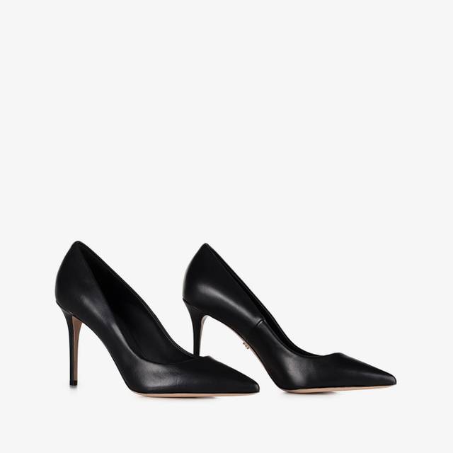 Le Silla Décolleté pelle nera Offerta natalizia