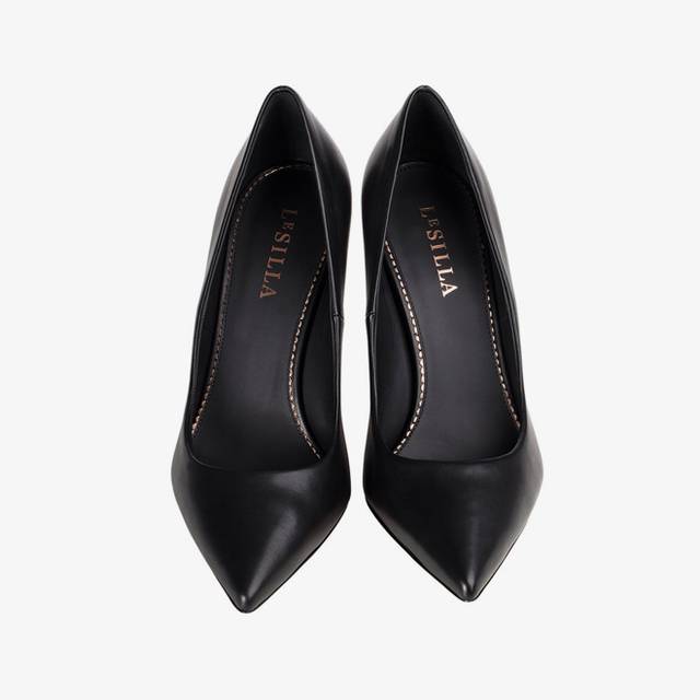 Le Silla Décolleté pelle nera Offerta natalizia