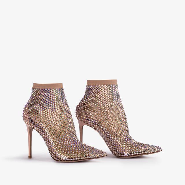 Le Silla Stivaletto calza nude skin e Cristalli Offerta migliore