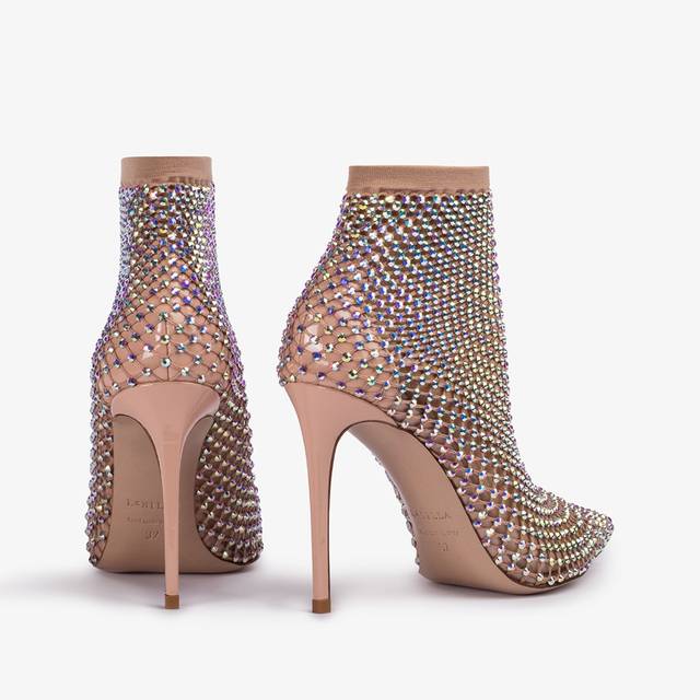 Le Silla Stivaletto calza nude skin e Cristalli Offerta migliore