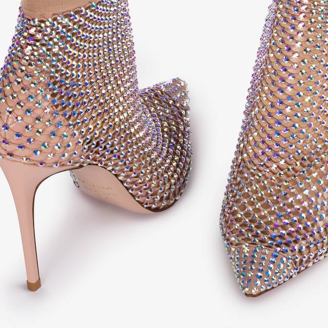 Le Silla Stivaletto calza nude skin e Cristalli Offerta migliore