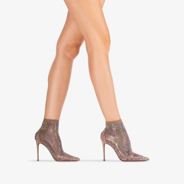 Le Silla Stivaletto calza nude skin e Cristalli Offerta migliore