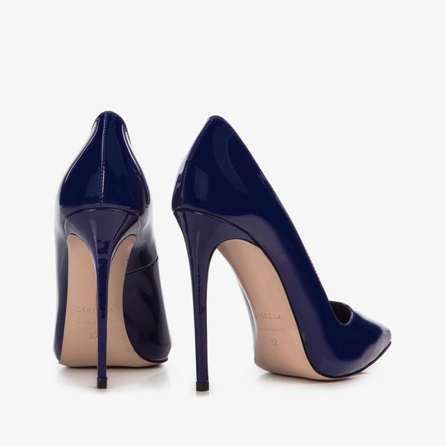 Le Silla Décolleté vernice blu lazuli Latest fashion