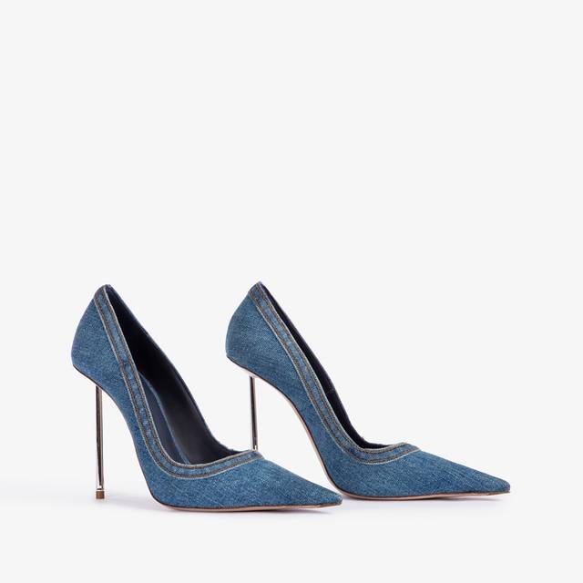 Le Silla Décolleté denim blu Nuovi prodotti