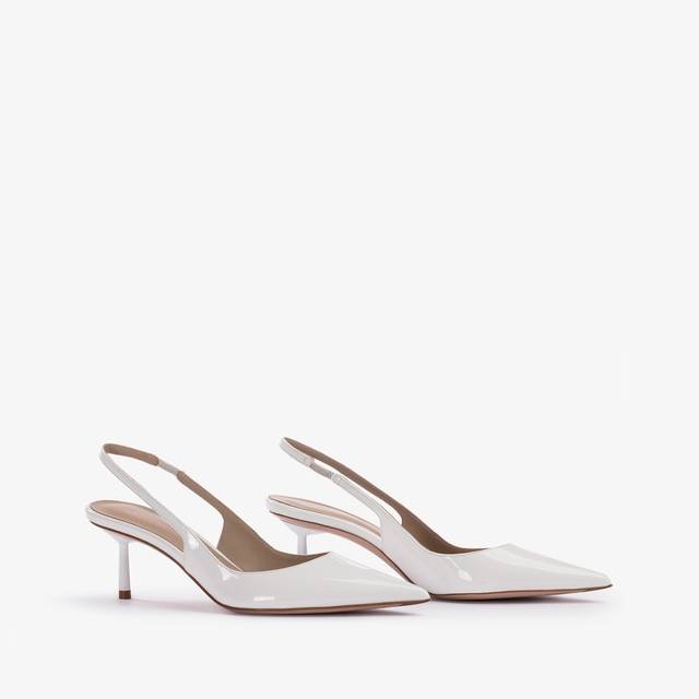 Le Silla Slingback vernice bianca carta Super Saving Price