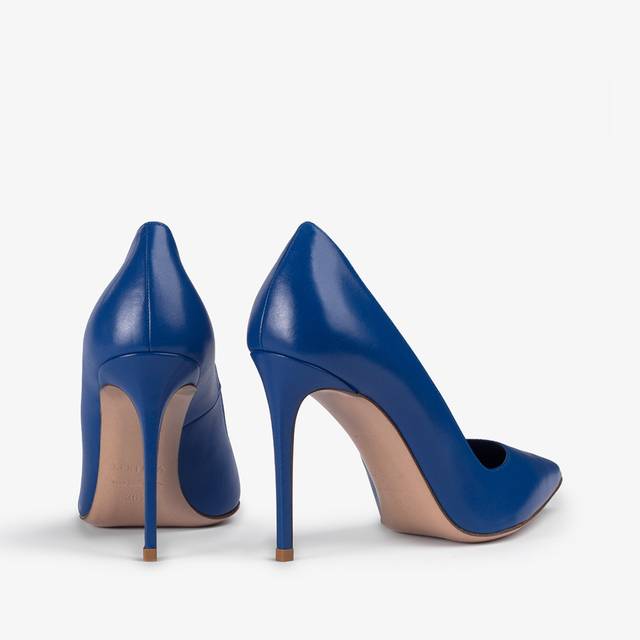 Le Silla Décolleté pelle blu persia Ultimo giorno