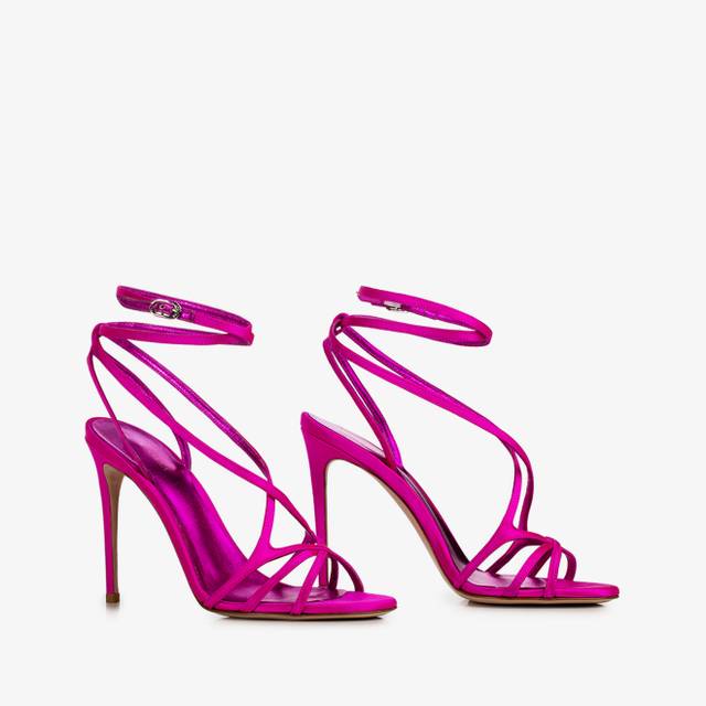 Le Silla Sandalo raso fucsia bouganville Only for today