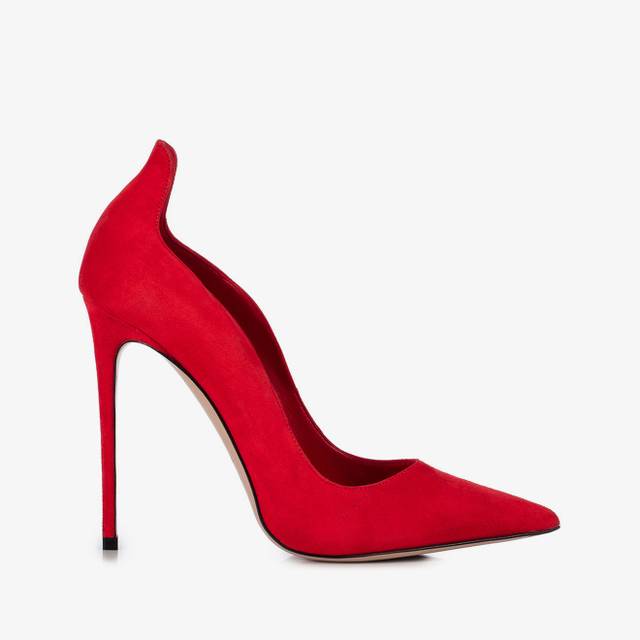 Le Silla Décolleté camoscio rossa Fino al 55% di sconto
