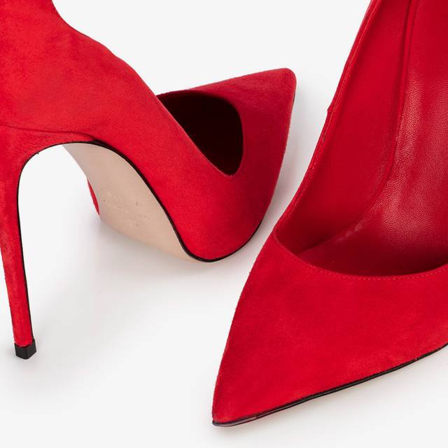Le Silla Décolleté camoscio rossa Fino al 55% di sconto