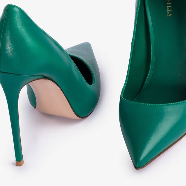 Le Silla Décolleté pelle verde golf Solo un giorno rimasto