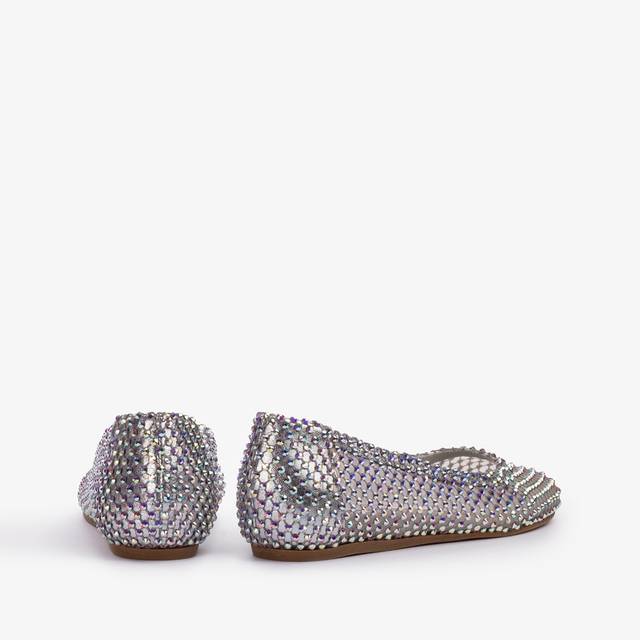 Le Silla Ballerina gioiello rete argento eclissi con Cristalli Trasporto libero internazionale