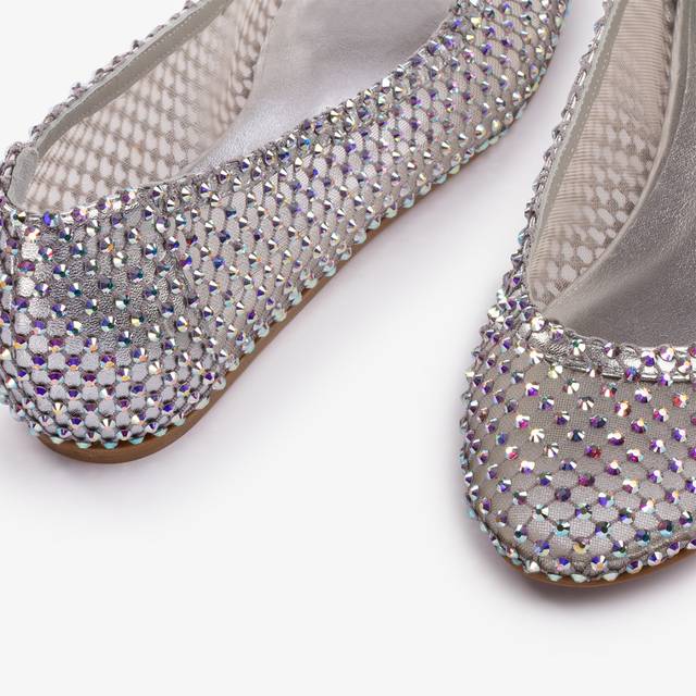 Le Silla Ballerina gioiello rete argento eclissi con Cristalli Trasporto libero internazionale