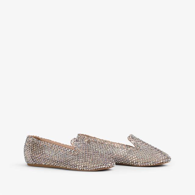 Le Silla Slipper gioiello rete nude skin e Cristalli Limitato a 3 giorni