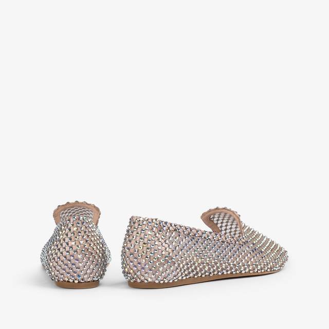 Le Silla Slipper gioiello rete nude skin e Cristalli Limitato a 3 giorni
