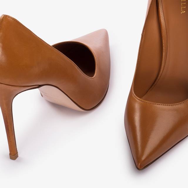 Le Silla Décolleté pelle marrone cuba 2025