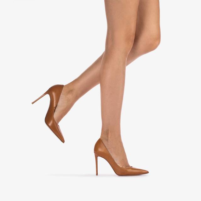 Le Silla Décolleté pelle marrone cuba 2025