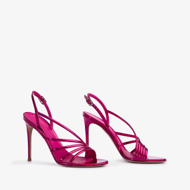 Le Silla Sandalo iridescente fucsia bouganville Negozi Online
