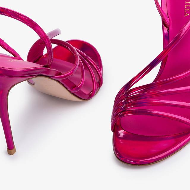 Le Silla Sandalo iridescente fucsia bouganville Negozi Online