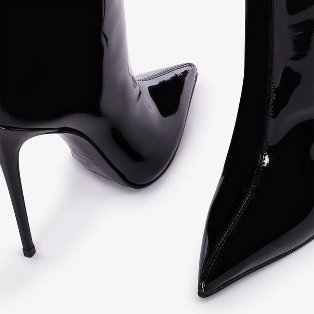 Le Silla Stivale al ginocchio vinile nero Saldi