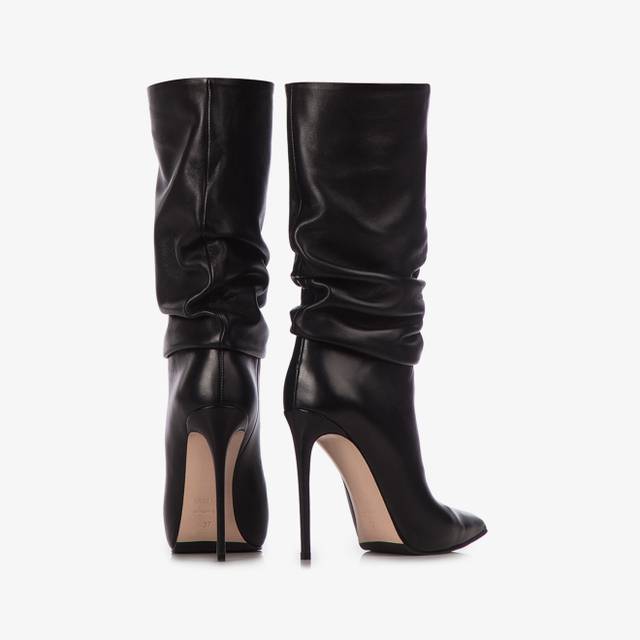 Le Silla Stivaletto nappa nero Offerte