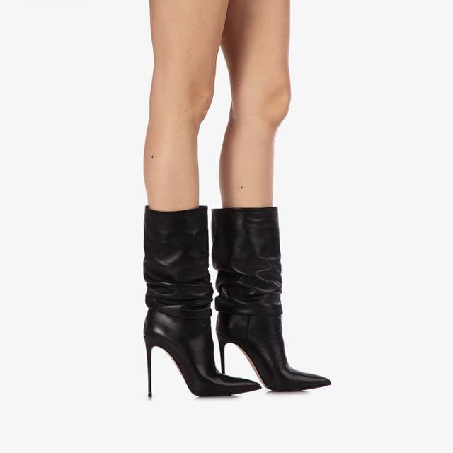 Le Silla Stivaletto nappa nero Offerte