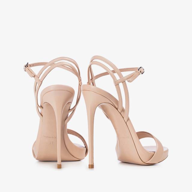 Le Silla Sandalo pelle nude skin Negozio