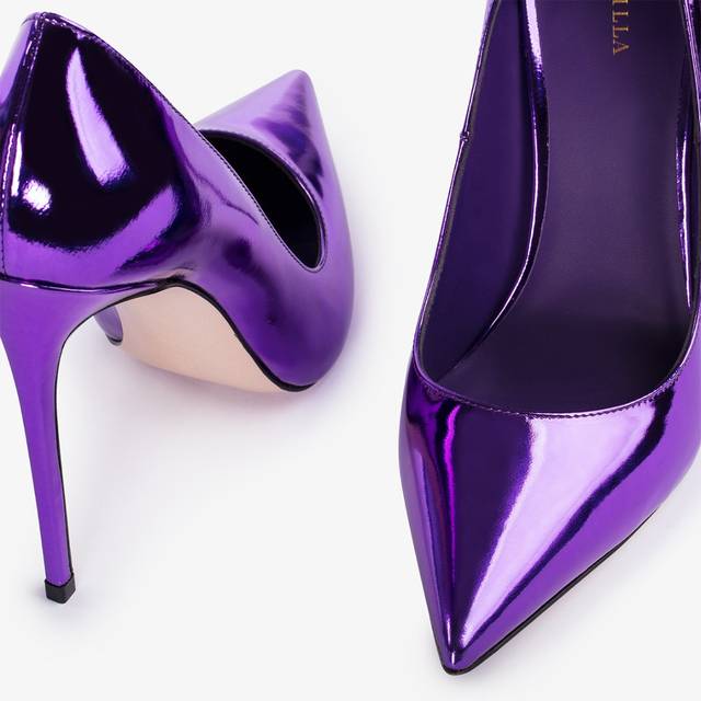 Le Silla Décolleté metallizzata viola kamala Sconto di tempo limitato