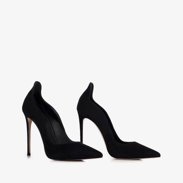 Le Silla Décolleté camoscio nera Offerta speciale
