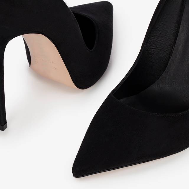Le Silla Décolleté camoscio nera Offerta speciale
