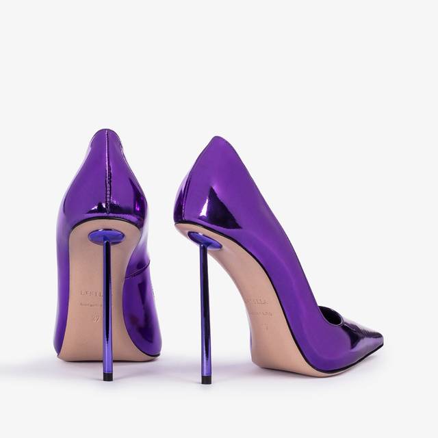 Le Silla Décolleté metallizzata viola kamala Flash Sale