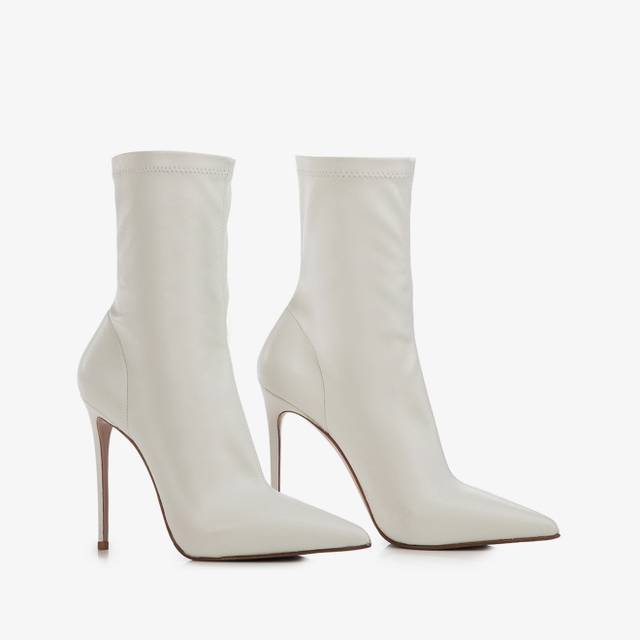 Le Silla Stivaletto pelle vegan bianco Offerta per la Festa della Mamma
