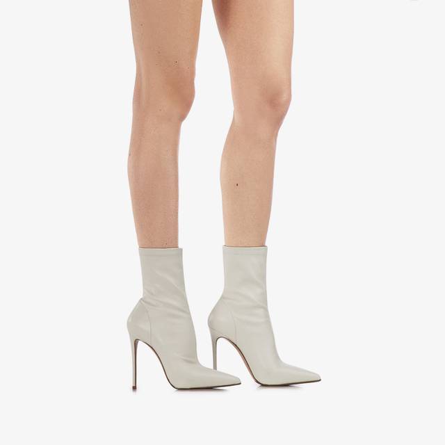 Le Silla Stivaletto pelle vegan bianco Offerta per la Festa della Mamma