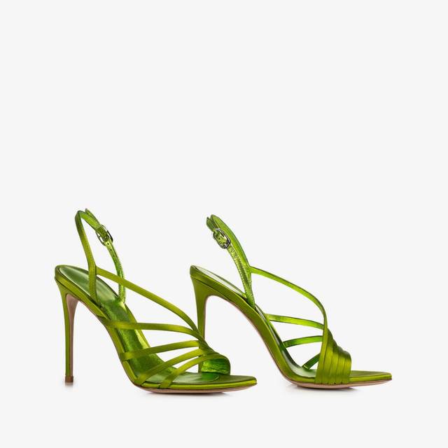 Le Silla Sandalo raso verde tokyo Offerta San Valentino