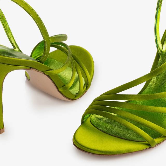 Le Silla Sandalo raso verde tokyo Offerta San Valentino