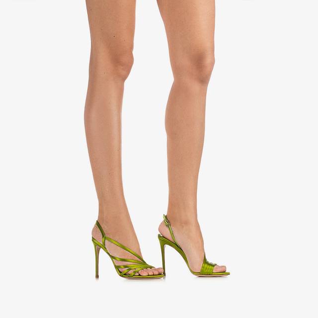 Le Silla Sandalo raso verde tokyo Offerta San Valentino