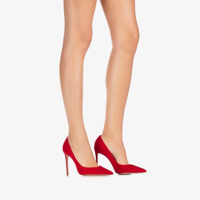 Le Silla Décolleté camoscio rosso Vendita calda