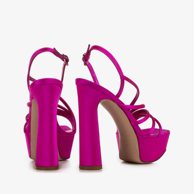 Le Silla Sandalo raso fucsia bouganville Lightning offer