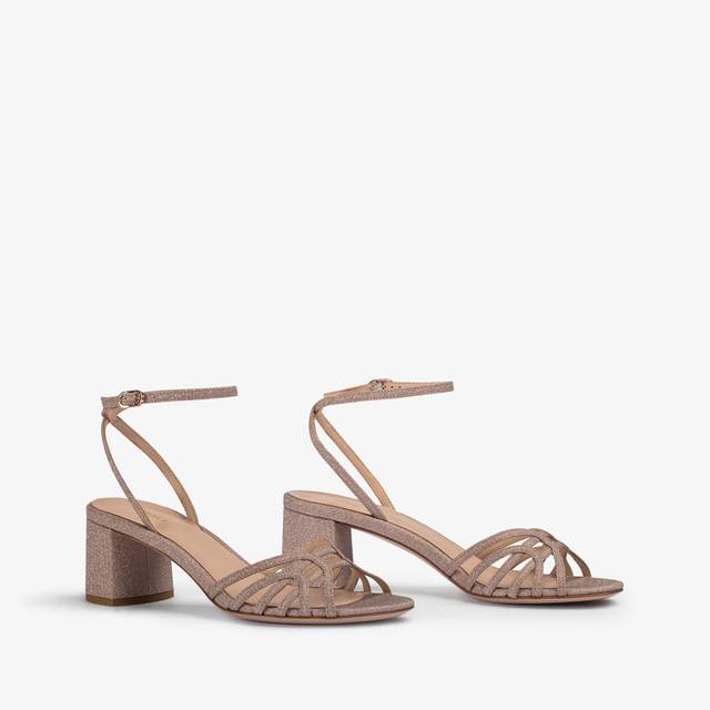 Le Silla Sandalo glitter nude skin Ultimi tre giorni