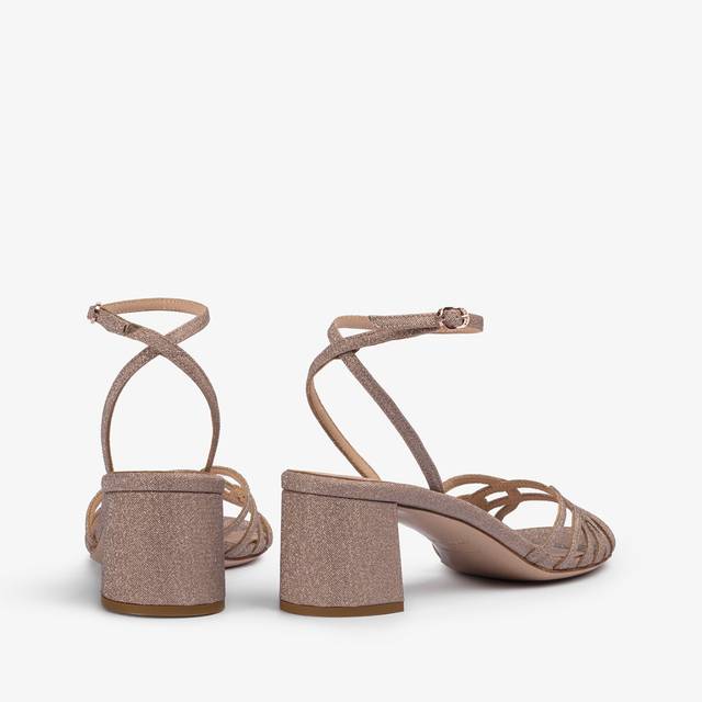 Le Silla Sandalo glitter nude skin Ultimi tre giorni