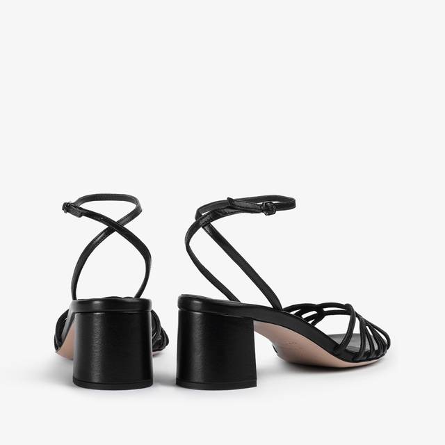 Le Silla Sandalo pelle nero ACQUISTA ORA