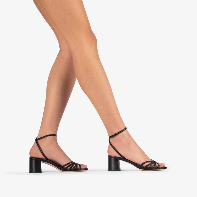 Le Silla Sandalo pelle nero ACQUISTA ORA