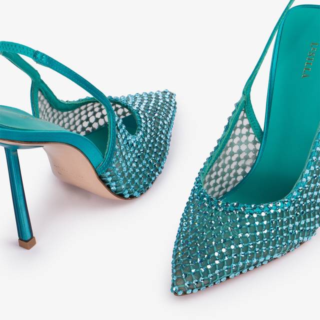 Le Silla Slingback gioiello rete verde procida Fino al 50% di sconto