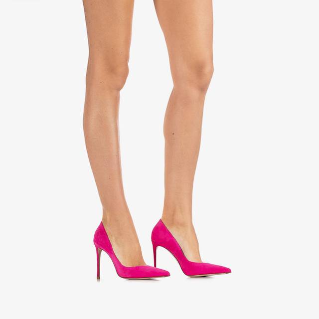 Le Silla Décolleté camoscio fucsia bouganville Officina