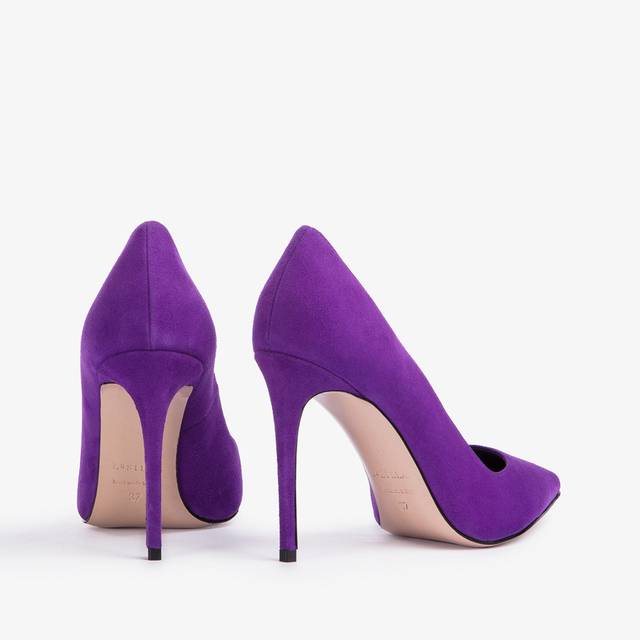Le Silla Décolleté camoscio viola kamala Esporta salva