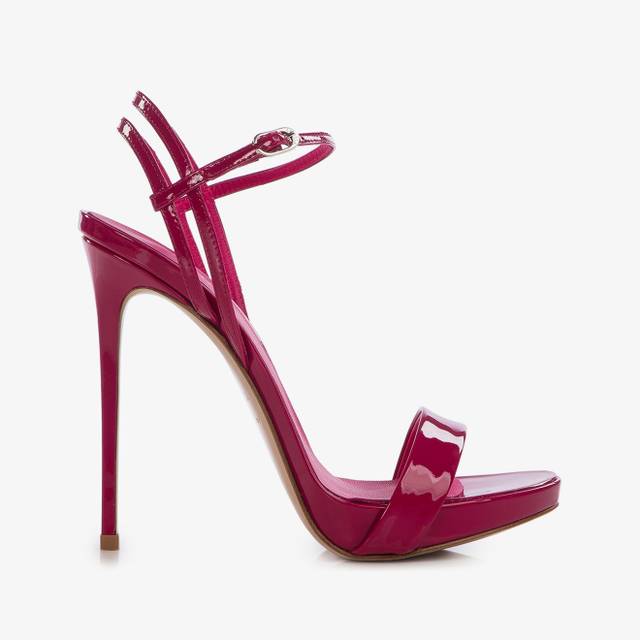 Le Silla Sandalo vernice fucsia cosmopolitan Spedizione Gratuita