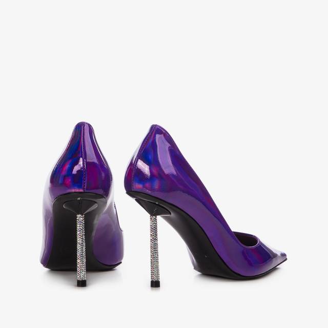 Le Silla Décolleté iridescente viola kamala Negozi Online