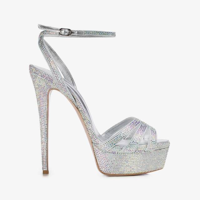 Le Silla Sandalo gioiello argento con Cristalli Prezzo Ridotto