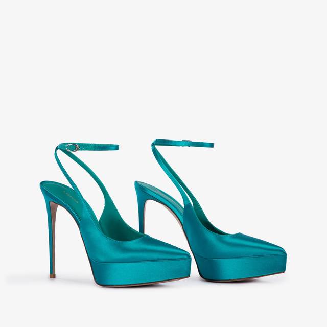 Le Silla Slingback con plateau raso verde procida Novità