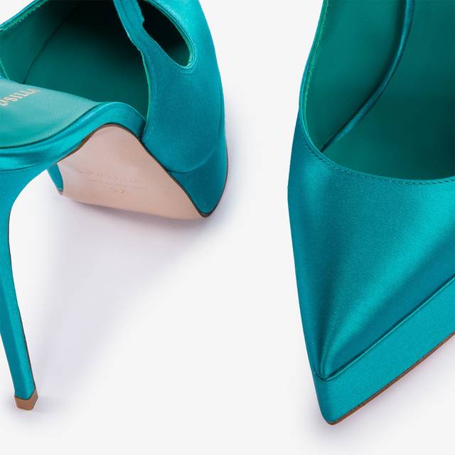 Le Silla Slingback con plateau raso verde procida Novità